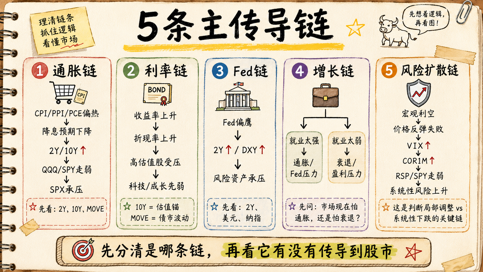 5 条主传导链